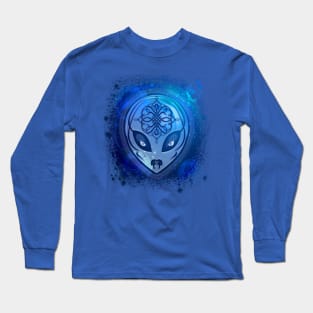 Blue Alien Dream Long Sleeve T-Shirt